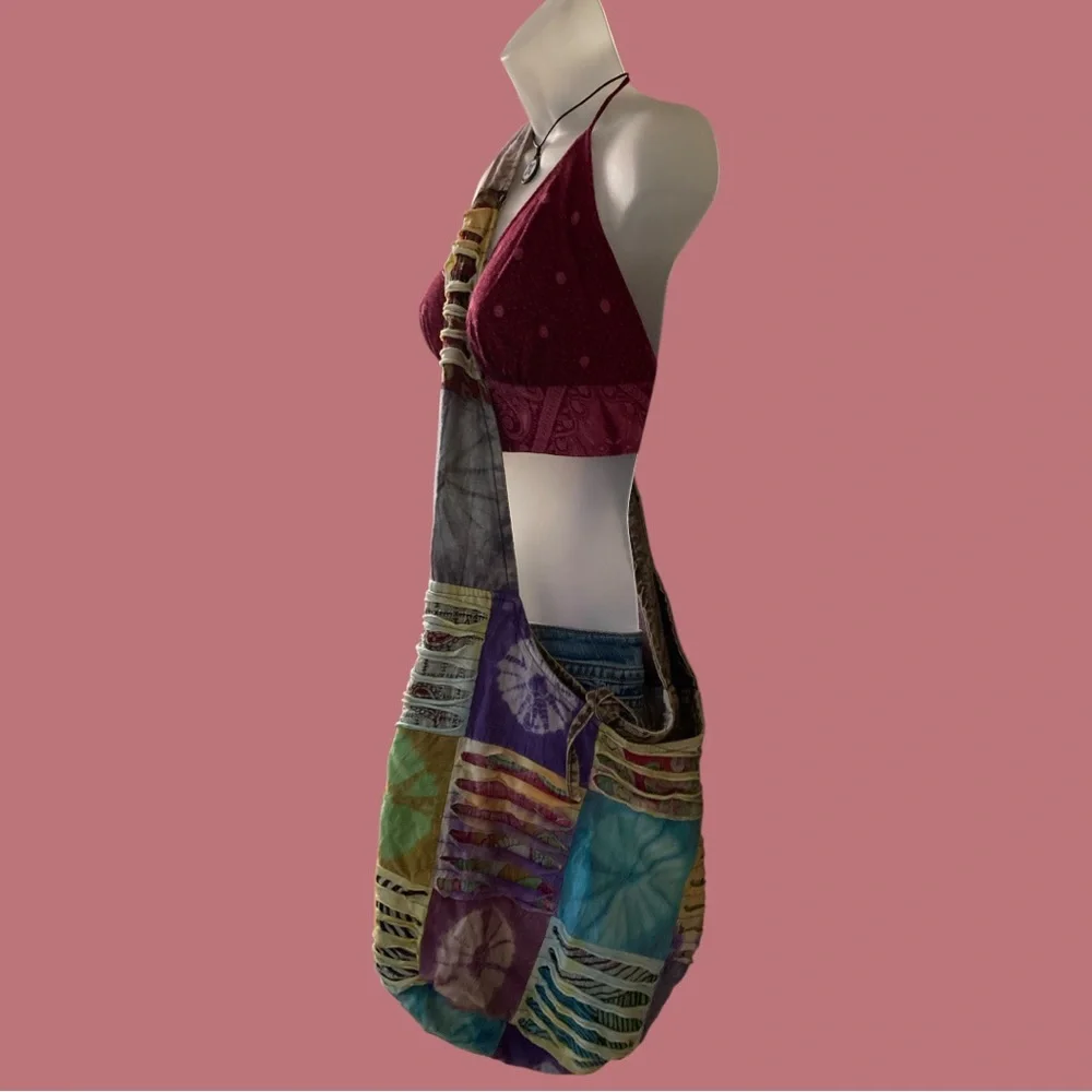 Gorgeous Kathmandu Imports Patchwork Bohemian Shoulder/Crossbody Bag EUC